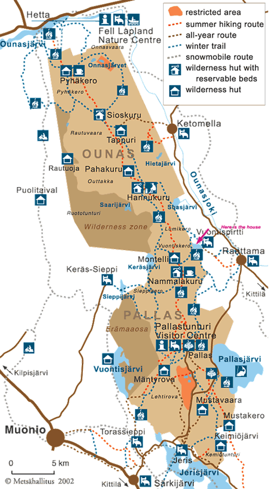Map of National Park